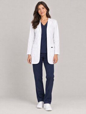 Grey’s Anatomy Women’s White Medical Lab Coat – Medium